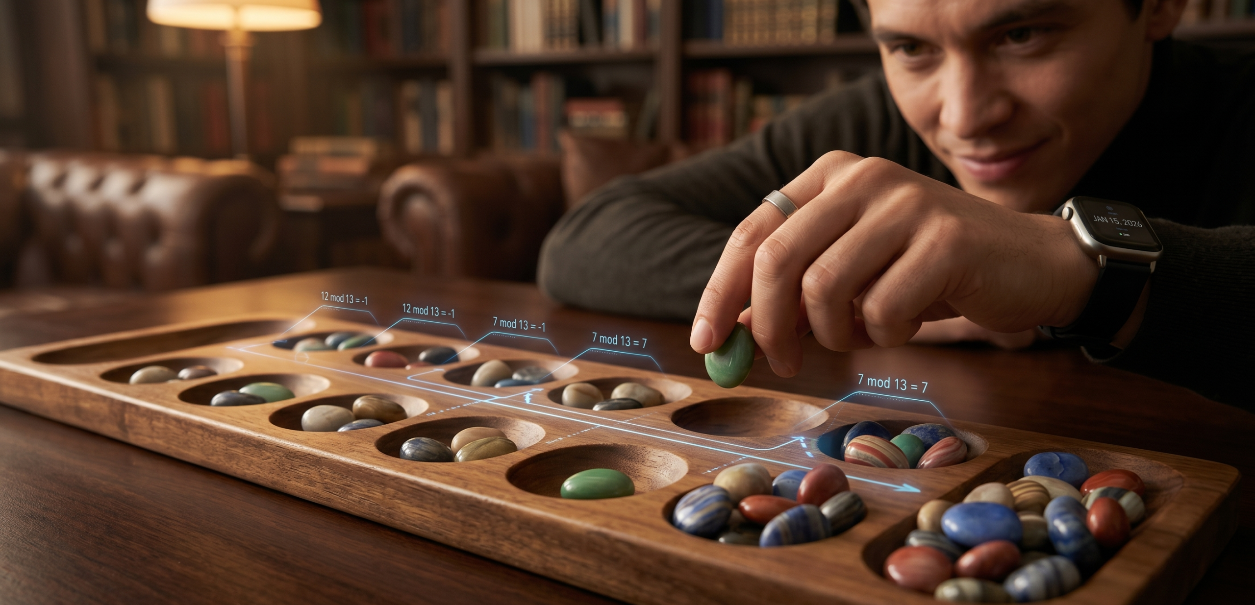 Mancala Strategy Board